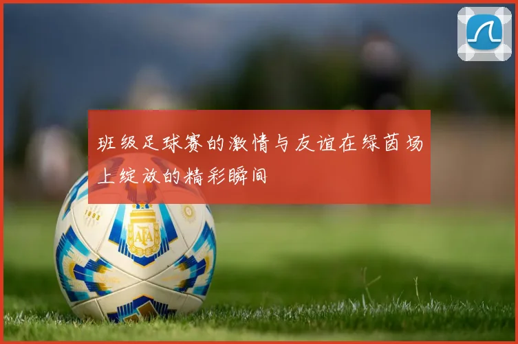 班级足球赛的激情与友谊在绿茵场上绽放的精彩瞬间